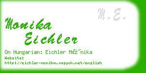 monika eichler business card